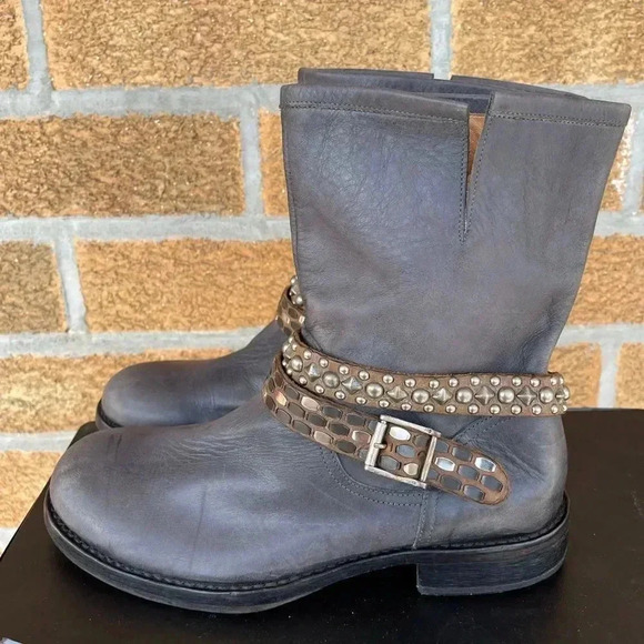 HOLLYWOOD TRADING COMPANY HTC biker boots 39 - Picture 7 of 16